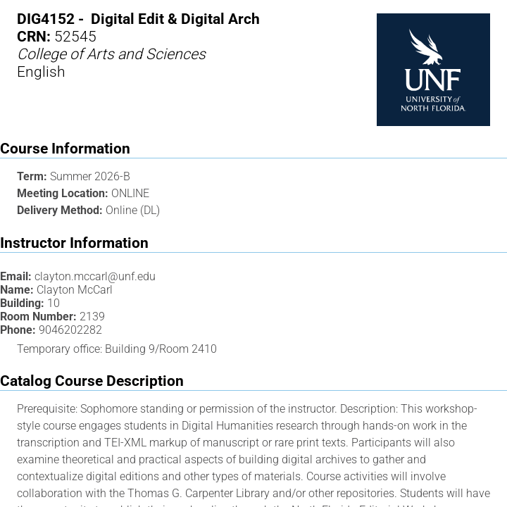 Simple Syllabus
