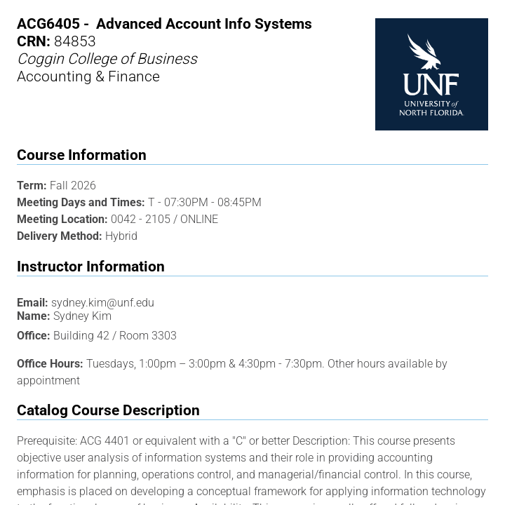 Simple Syllabus