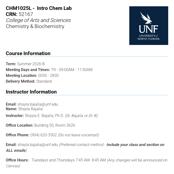 Simple Syllabus